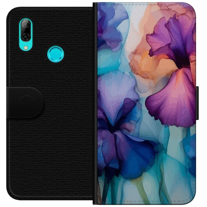 Portemonnee-hoesje voor Huawei P smart 2019 met Magische bloemen ontwerp in de groep SMARTPHONE & TABLETS / Mobielbescherming / Huawei/Honor bij TP E-commerce Nordic AB (A52730)