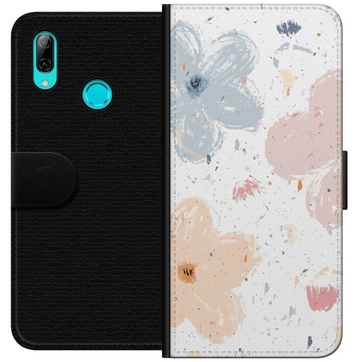 Portemonnee-hoesje voor Huawei P smart 2019 met Bloemen ontwerp in de groep SMARTPHONE & TABLETS / Mobielbescherming / Huawei/Honor bij TP E-commerce Nordic AB (A52739)