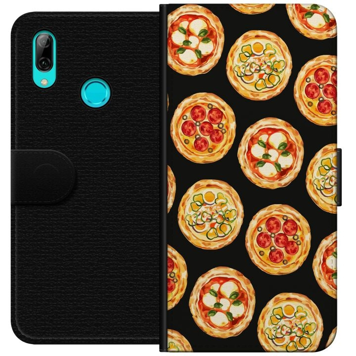 Portemonnee-hoesje voor Huawei P smart 2019 met Pizza ontwerp in de groep SMARTPHONE & TABLETS / Mobielbescherming / Huawei/Honor bij TP E-commerce Nordic AB (A52740)