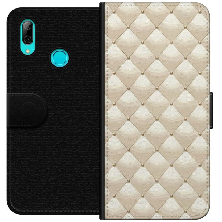 Portemonnee-hoesje voor Huawei P smart 2019 met Goudglans ontwerp in de groep SMARTPHONE & TABLETS / Mobielbescherming / Huawei/Honor bij TP E-commerce Nordic AB (A52753)