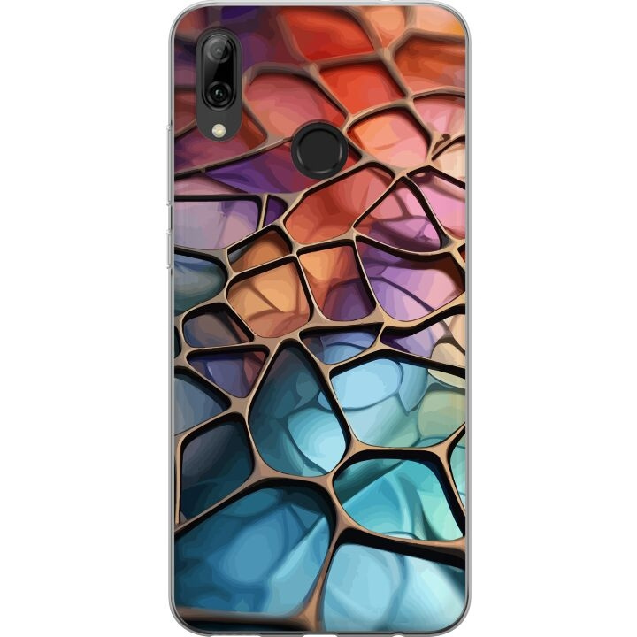 Mobiele hoes voor Huawei P smart 2019 met Metallic patroon ontwerp in de groep SMARTPHONE & TABLETS / Mobielbescherming / Huawei/Honor bij TP E-commerce Nordic AB (A52764)