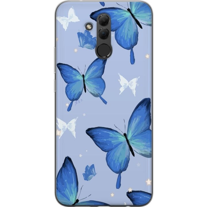 Mobiele hoes voor Huawei Mate 20 lite met Blauwe vlinders ontwerp in de groep SMARTPHONE & TABLETS / Mobielbescherming / Huawei/Honor bij TP E-commerce Nordic AB (A52797)