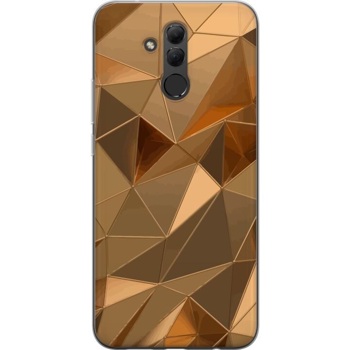 Mobiele hoes voor Huawei Mate 20 lite met 3D Goud ontwerp in de groep SMARTPHONE & TABLETS / Mobielbescherming / Huawei/Honor bij TP E-commerce Nordic AB (A52805)