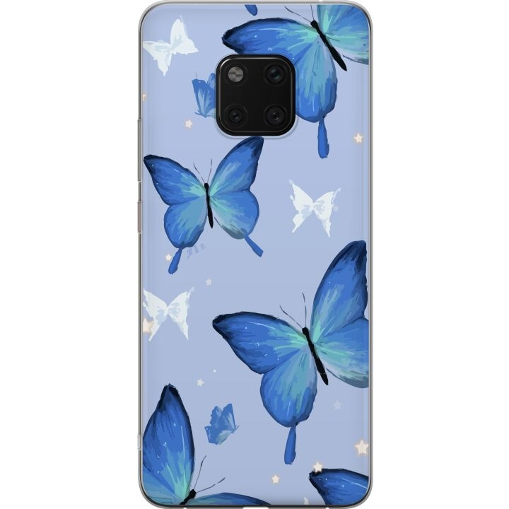 Mobiele hoes voor Huawei Mate 20 Pro met Blauwe vlinders ontwerp in de groep SMARTPHONE & TABLETS / Mobielbescherming / Huawei/Honor bij TP E-commerce Nordic AB (A52851)