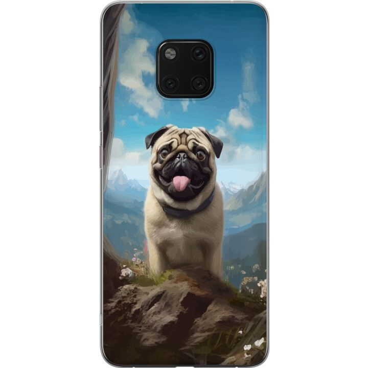 Mobiele hoes voor Huawei Mate 20 Pro met Blije Hond ontwerp in de groep SMARTPHONE & TABLETS / Mobielbescherming / Huawei/Honor bij TP E-commerce Nordic AB (A52853)