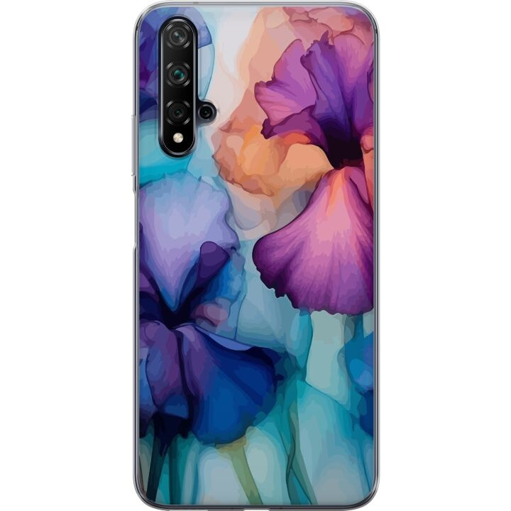 Mobiele hoes voor Huawei nova 5T met Magische bloemen ontwerp in de groep SMARTPHONE & TABLETS / Mobielbescherming / Huawei/Honor bij TP E-commerce Nordic AB (A52919)