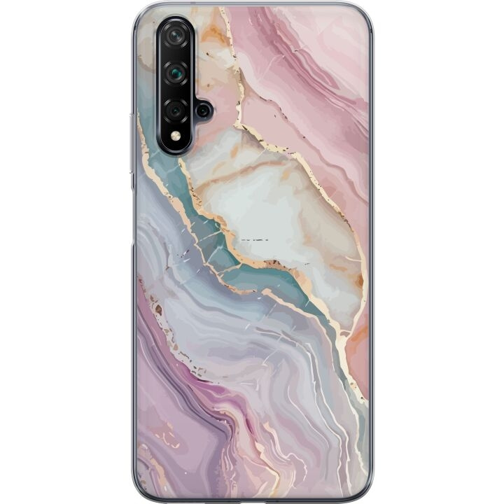 Mobiele hoes voor Huawei nova 5T met Marmer ontwerp in de groep SMARTPHONE & TABLETS / Mobielbescherming / Huawei/Honor bij TP E-commerce Nordic AB (A52938)