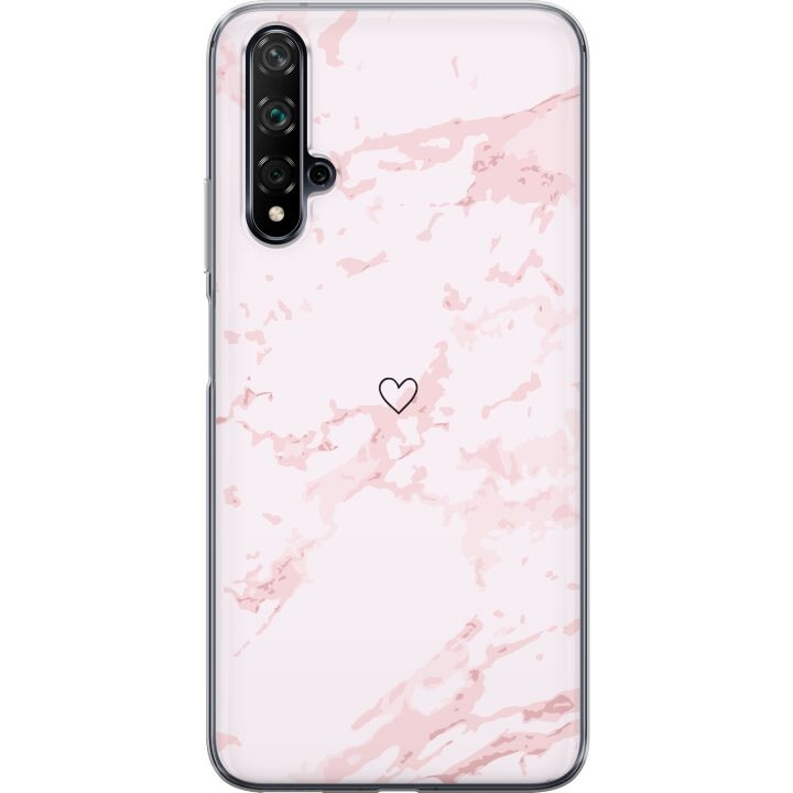 Mobiele hoes voor Huawei nova 5T met Roze Hart ontwerp in de groep SMARTPHONE & TABLETS / Mobielbescherming / Huawei/Honor bij TP E-commerce Nordic AB (A52939)