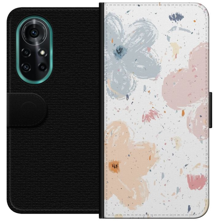 Portemonnee-hoesje voor Huawei nova 8 Pro met Bloemen ontwerp in de groep SMARTPHONE & TABLETS / Mobielbescherming / Huawei/Honor bij TP E-commerce Nordic AB (A52955)