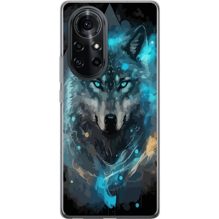 Mobiele hoes voor Huawei nova 8 Pro met Wolf ontwerp in de groep SMARTPHONE & TABLETS / Mobielbescherming / Huawei/Honor bij TP E-commerce Nordic AB (A52975)