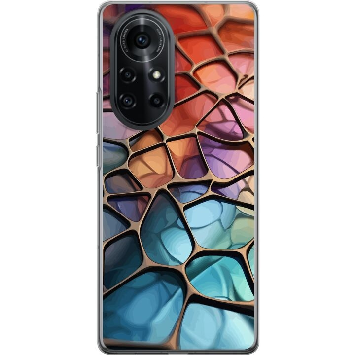 Mobiele hoes voor Huawei nova 8 Pro met Metallic patroon ontwerp in de groep SMARTPHONE & TABLETS / Mobielbescherming / Huawei/Honor bij TP E-commerce Nordic AB (A52980)