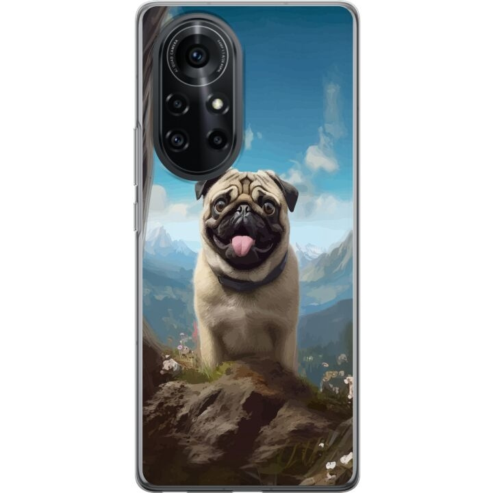 Mobiele hoes voor Huawei nova 8 Pro met Blije Hond ontwerp in de groep SMARTPHONE & TABLETS / Mobielbescherming / Huawei/Honor bij TP E-commerce Nordic AB (A52988)