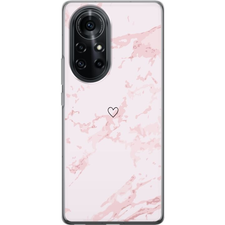 Mobiele hoes voor Huawei nova 8 Pro met Roze Hart ontwerp in de groep SMARTPHONE & TABLETS / Mobielbescherming / Huawei/Honor bij TP E-commerce Nordic AB (A52993)