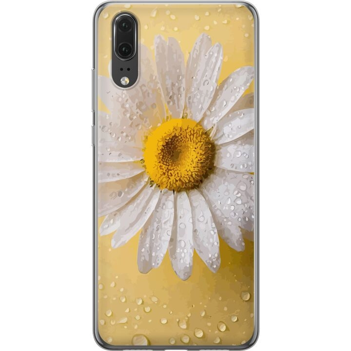 Mobiele hoes voor Huawei P20 met Porseleinbloem ontwerp in de groep SMARTPHONE & TABLETS / Mobielbescherming / Huawei/Honor bij TP E-commerce Nordic AB (A53024)