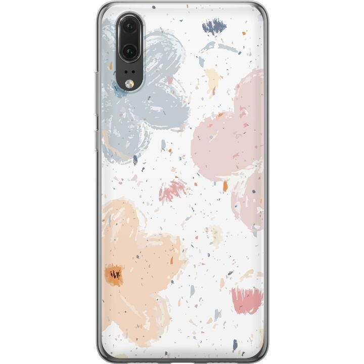 Mobiele hoes voor Huawei P20 met Bloemen ontwerp in de groep SMARTPHONE & TABLETS / Mobielbescherming / Huawei/Honor bij TP E-commerce Nordic AB (A53036)