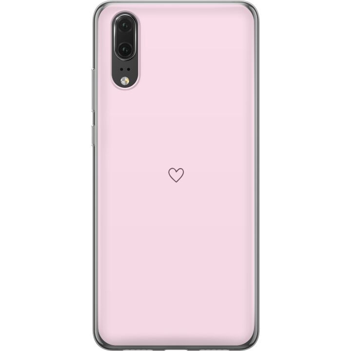 Mobiele hoes voor Huawei P20 met Hart ontwerp in de groep SMARTPHONE & TABLETS / Mobielbescherming / Huawei/Honor bij TP E-commerce Nordic AB (A53043)