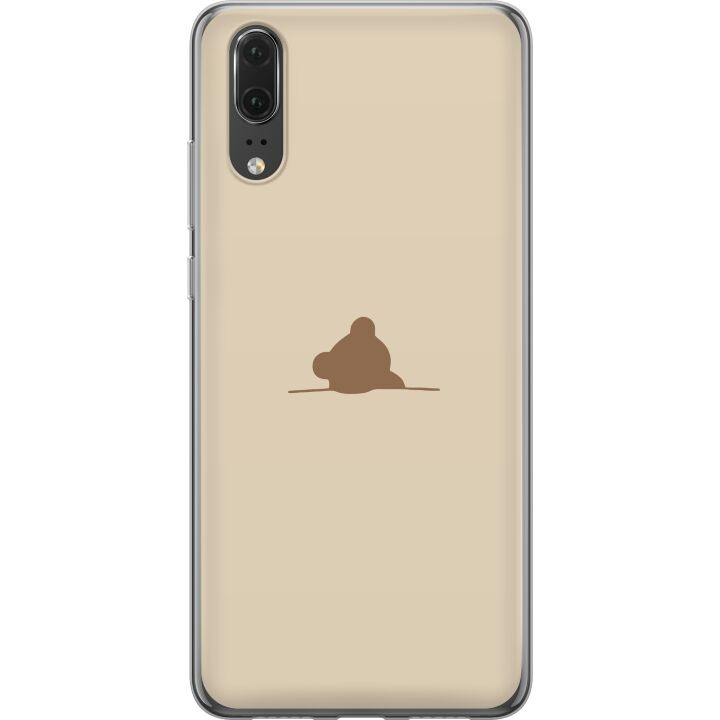 Mobiele hoes voor Huawei P20 met Nalle ontwerp in de groep SMARTPHONE & TABLETS / Mobielbescherming / Huawei/Honor bij TP E-commerce Nordic AB (A53044)