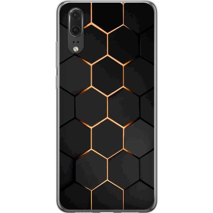 Mobiele hoes voor Huawei P20 met Luxe Patroon ontwerp in de groep SMARTPHONE & TABLETS / Mobielbescherming / Huawei/Honor bij TP E-commerce Nordic AB (A53049)