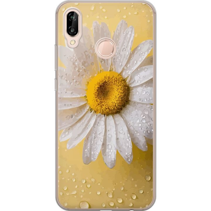 Mobiele hoes voor Huawei P20 lite met Porseleinbloem ontwerp in de groep SMARTPHONE & TABLETS / Mobielbescherming / Huawei/Honor bij TP E-commerce Nordic AB (A53078)