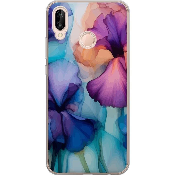 Mobiele hoes voor Huawei P20 lite met Magische bloemen ontwerp in de groep SMARTPHONE & TABLETS / Mobielbescherming / Huawei/Honor bij TP E-commerce Nordic AB (A53081)