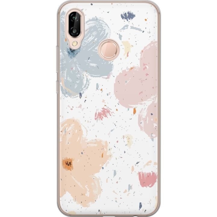 Mobiele hoes voor Huawei P20 lite met Bloemen ontwerp in de groep SMARTPHONE & TABLETS / Mobielbescherming / Huawei/Honor bij TP E-commerce Nordic AB (A53090)