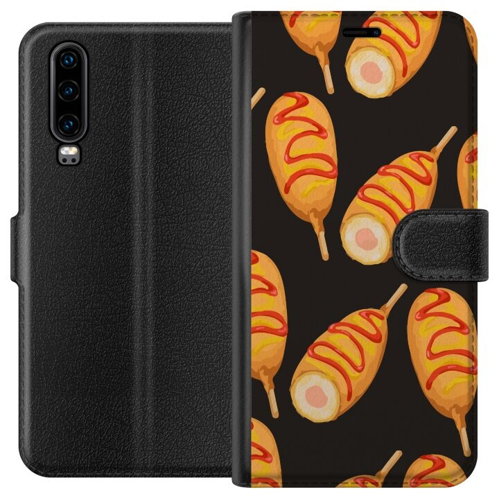 Portemonnee-hoesje voor Huawei P30 met Kippenpoot ontwerp in de groep SMARTPHONE & TABLETS / Mobielbescherming / Huawei/Honor bij TP E-commerce Nordic AB (A53168)