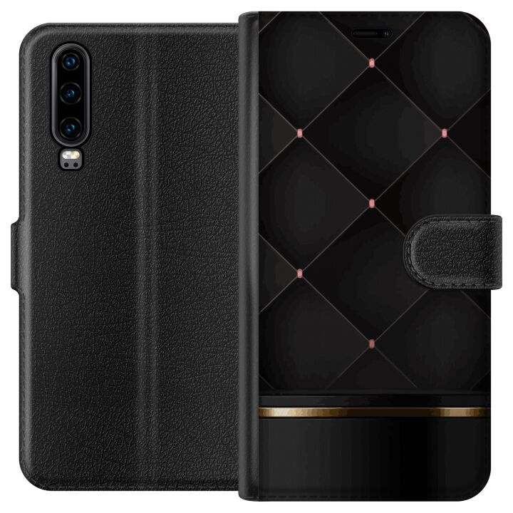 Portemonnee-hoesje voor Huawei P30 met Luxe lijn ontwerp in de groep SMARTPHONE & TABLETS / Mobielbescherming / Huawei/Honor bij TP E-commerce Nordic AB (A53174)