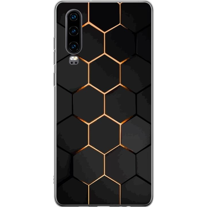 Mobiele hoes voor Huawei P30 met Luxe Patroon ontwerp in de groep SMARTPHONE & TABLETS / Mobielbescherming / Huawei/Honor bij TP E-commerce Nordic AB (A53211)