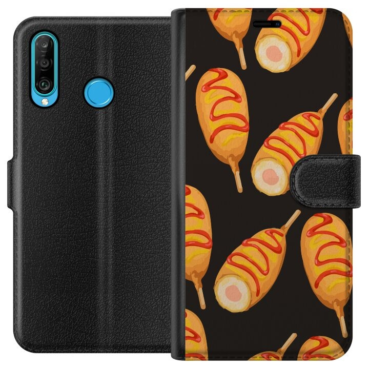 Portemonnee-hoesje voor Huawei P30 lite met Kippenpoot ontwerp in de groep SMARTPHONE & TABLETS / Mobielbescherming / Huawei/Honor bij TP E-commerce Nordic AB (A53222)