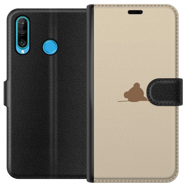 Portemonnee-hoesje voor Huawei P30 lite met Nalle ontwerp in de groep SMARTPHONE & TABLETS / Mobielbescherming / Huawei/Honor bij TP E-commerce Nordic AB (A53233)