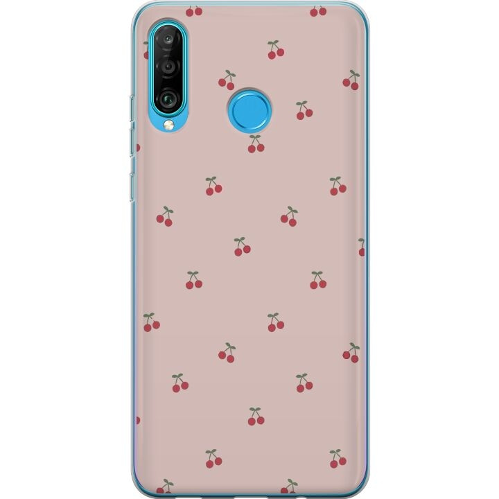 Mobiele hoes voor Huawei P30 lite met Kersen ontwerp in de groep SMARTPHONE & TABLETS / Mobielbescherming / Huawei/Honor bij TP E-commerce Nordic AB (A53247)