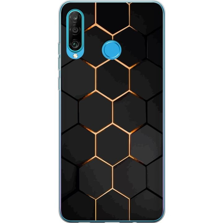 Mobiele hoes voor Huawei P30 lite met Luxe Patroon ontwerp in de groep SMARTPHONE & TABLETS / Mobielbescherming / Huawei/Honor bij TP E-commerce Nordic AB (A53265)