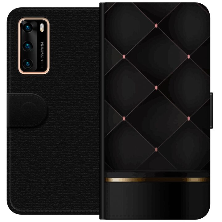 Portemonnee-hoesje voor Huawei P40 met Luxe lijn ontwerp in de groep SMARTPHONE & TABLETS / Mobielbescherming / Huawei/Honor bij TP E-commerce Nordic AB (A53336)