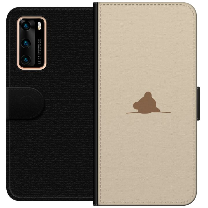 Portemonnee-hoesje voor Huawei P40 met Nalle ontwerp in de groep SMARTPHONE & TABLETS / Mobielbescherming / Huawei/Honor bij TP E-commerce Nordic AB (A53341)