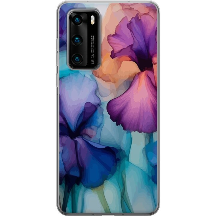 Mobiele hoes voor Huawei P40 met Magische bloemen ontwerp in de groep SMARTPHONE & TABLETS / Mobielbescherming / Huawei/Honor bij TP E-commerce Nordic AB (A53351)