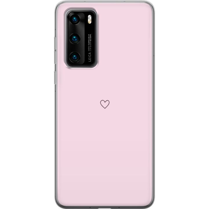 Mobiele hoes voor Huawei P40 met Hart ontwerp in de groep SMARTPHONE & TABLETS / Mobielbescherming / Huawei/Honor bij TP E-commerce Nordic AB (A53367)