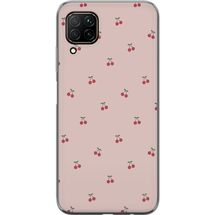 Mobiele hoes voor Huawei P40 lite met Kersen ontwerp in de groep SMARTPHONE & TABLETS / Mobielbescherming / Huawei/Honor bij TP E-commerce Nordic AB (A53409)