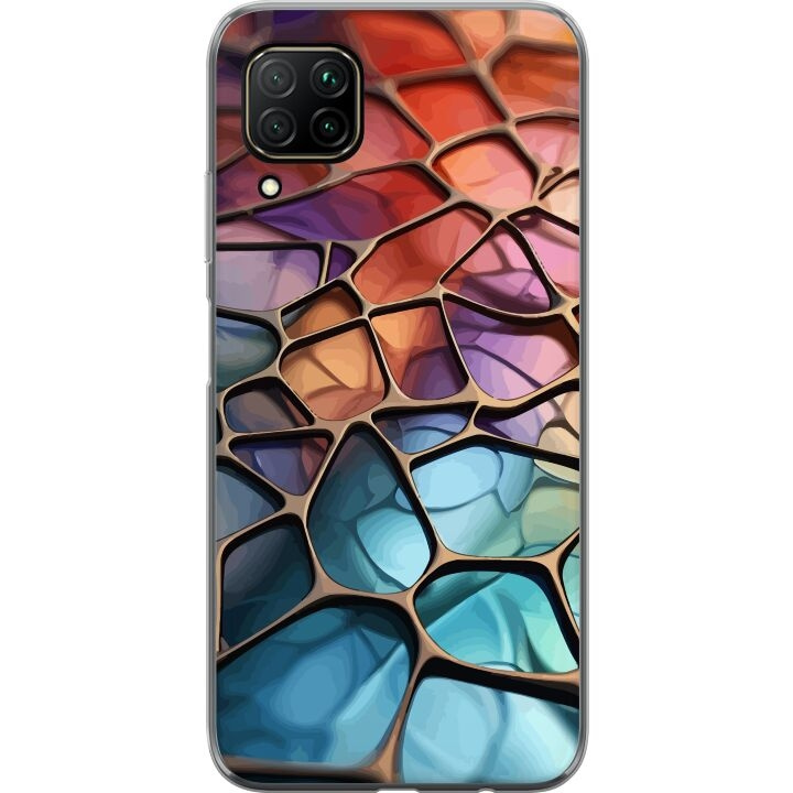 Mobiele hoes voor Huawei P40 lite met Metallic patroon ontwerp in de groep SMARTPHONE & TABLETS / Mobielbescherming / Huawei/Honor bij TP E-commerce Nordic AB (A53412)