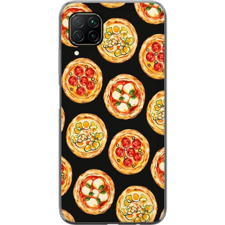 Mobiele hoes voor Huawei P40 lite met Pizza ontwerp in de groep SMARTPHONE & TABLETS / Mobielbescherming / Huawei/Honor bij TP E-commerce Nordic AB (A53415)