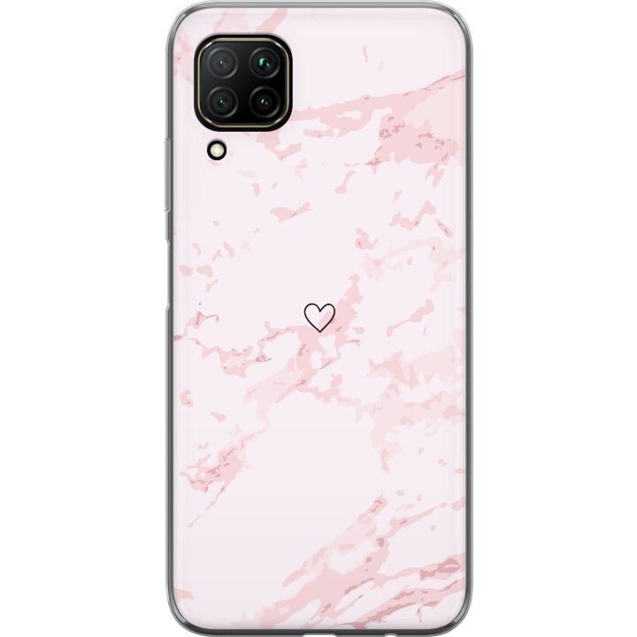 Mobiele hoes voor Huawei P40 lite met Roze Hart ontwerp in de groep SMARTPHONE & TABLETS / Mobielbescherming / Huawei/Honor bij TP E-commerce Nordic AB (A53425)