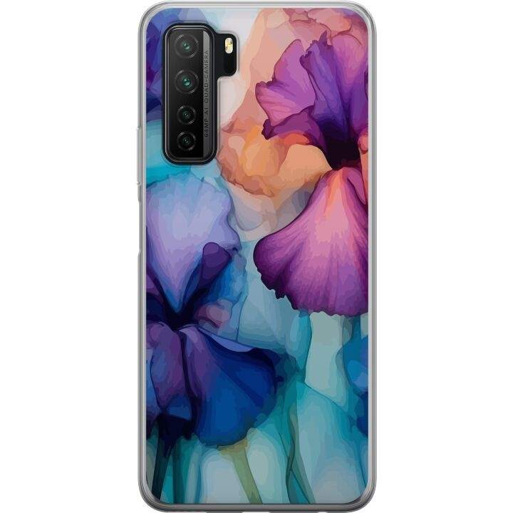 Mobiele hoes voor Huawei P40 lite 5G met Magische bloemen ontwerp in de groep SMARTPHONE & TABLETS / Mobielbescherming / Huawei/Honor bij TP E-commerce Nordic AB (A53432)