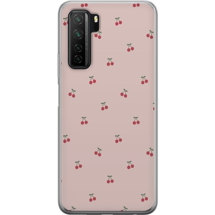 Mobiele hoes voor Huawei P40 lite 5G met Kersen ontwerp in de groep SMARTPHONE & TABLETS / Mobielbescherming / Huawei/Honor bij TP E-commerce Nordic AB (A53436)