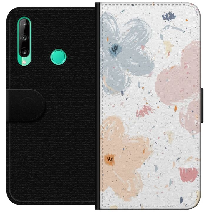 Portemonnee-hoesje voor Huawei P40 lite E met Bloemen ontwerp in de groep SMARTPHONE & TABLETS / Mobielbescherming / Huawei/Honor bij TP E-commerce Nordic AB (A53468)