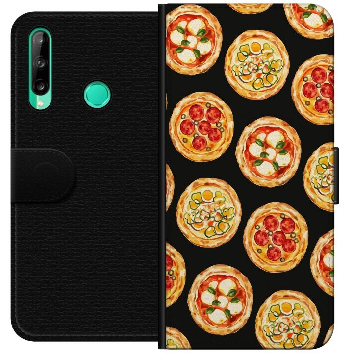 Portemonnee-hoesje voor Huawei P40 lite E met Pizza ontwerp in de groep SMARTPHONE & TABLETS / Mobielbescherming / Huawei/Honor bij TP E-commerce Nordic AB (A53469)