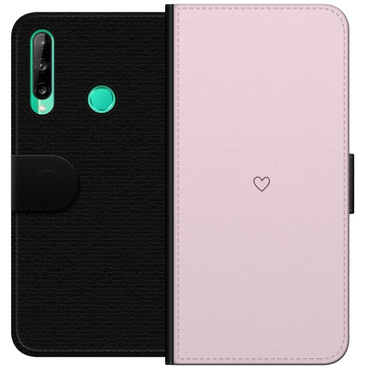 Portemonnee-hoesje voor Huawei P40 lite E met Hart ontwerp in de groep SMARTPHONE & TABLETS / Mobielbescherming / Huawei/Honor bij TP E-commerce Nordic AB (A53475)