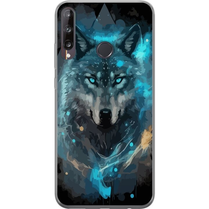 Mobiele hoes voor Huawei P40 lite E met Wolf ontwerp in de groep SMARTPHONE & TABLETS / Mobielbescherming / Huawei/Honor bij TP E-commerce Nordic AB (A53488)