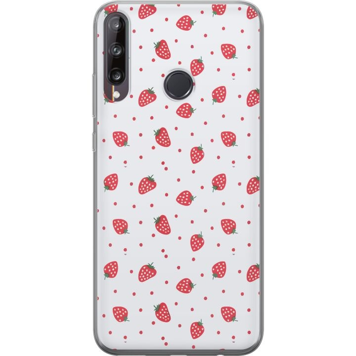 Mobiele hoes voor Huawei P40 lite E met Aardbeien ontwerp in de groep SMARTPHONE & TABLETS / Mobielbescherming / Huawei/Honor bij TP E-commerce Nordic AB (A53500)