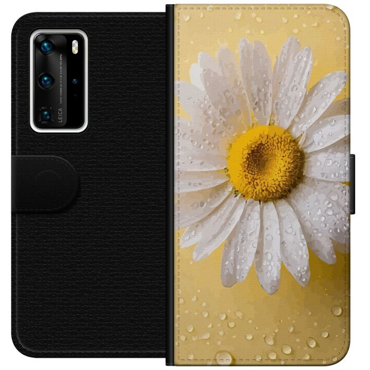 Portemonnee-hoesje voor Huawei P40 Pro met Porseleinbloem ontwerp in de groep SMARTPHONE & TABLETS / Mobielbescherming / Huawei/Honor bij TP E-commerce Nordic AB (A53510)