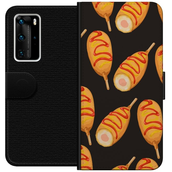 Portemonnee-hoesje voor Huawei P40 Pro met Kippenpoot ontwerp in de groep SMARTPHONE & TABLETS / Mobielbescherming / Huawei/Honor bij TP E-commerce Nordic AB (A53519)