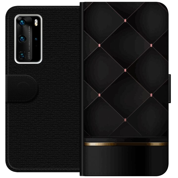 Portemonnee-hoesje voor Huawei P40 Pro met Luxe lijn ontwerp in de groep SMARTPHONE & TABLETS / Mobielbescherming / Huawei/Honor bij TP E-commerce Nordic AB (A53525)